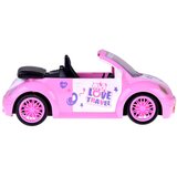 Ružičasti kabriolet na daljinsko upravljanje za lutke, sa svjetlima | shoptok.hr