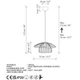 Opviq Luster Mantar-6503, 68x68x112cm, IP20, Zlatna | Eponuda.ba