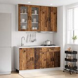  Kuhinjska jedinica PORTO 4 pcs Staro drvo Konstruirano drvo | shoptok.hr