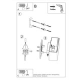 Nice Lamps Bijela zidna lampa Tolestu – | shoptok.hr