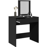  The Living Store Toaletna mizica z ogledalom črna 73x46,5x120 cm - Toaletna Mizica, (21496024) Cene