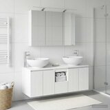  Set ormarića za kupaonicu 4 kom. Bijela Konstruirano drvo | shoptok.hr