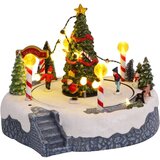 vidaXL Božićno Selo Šareni 22 x 21.5 x 17 cm Plastika | shoptok.hr