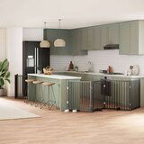 vidaXL Ograda za pse z vrati zložljiva 12 panelov črna 960 cm les | Shoptok.si