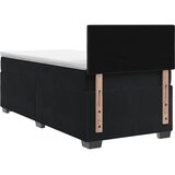  Boxspring krevet s madracem Crna 100 x 200 cm Baršun | shoptok.hr