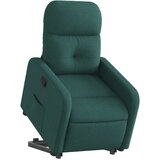  Naslonjač na podizanje od tkanine tamnozeleni | shoptok.hr