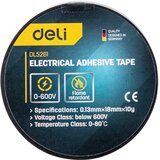 Deli PVC izolir traka crna 18mm x 10m Cene