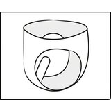Latex - muško donje rublje s unutarnjim stožastim analnim dildom (crno) - M | shoptok.hr