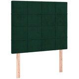  box spring s madracem LED tamnozeleni 100x200 cm baršun | shoptok.hr