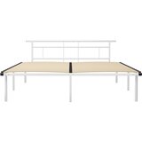  Okvir za krevet bijeli metalni 200 x 200 cm | shoptok.hr