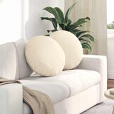 vidaXL jastučići za sjedenje 2 pcs krema Ø 50 cm kordura tekstil | shoptok.hr