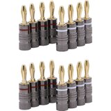 INF Banana čep pozlačen 4 mm 16-paket, (21278413) | Shoptok.si