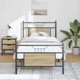  Okvir kreveta bez madraca boja hrasta sonome 80 x 200 cm drveni | shoptok.hr