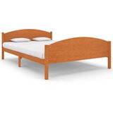 The Living Store Posteljni okvir medeno rjav iz trdne borovine 160x200 cm - Posteljni Okvir, (21523357) | Shoptok.si