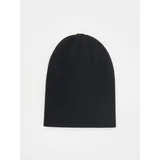 obojestranska kapa beanie - črna