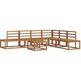  Set sofe 7 Komad Prirodna Čvrsto drvo akacije | shoptok.hr