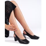 Sergio Leone Openwork black women's pumps | Shoptok.si