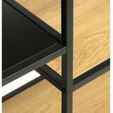 Unique Furniture Črn/naraven regal v hrastovem dekorju 80x146x35 cm Altino – | Shoptok.si