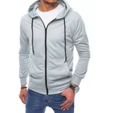 DStreet Men's zipped hoodie light gray BX5172
