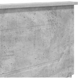  Uzglavlje s uzglavljem Betonski sivi 135 cm Konstruirano drvo | shoptok.hr