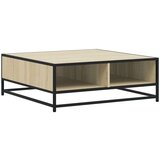 vidaXL Stol za kavu Sonoma hrast 80x80x30 cm Konstruirano drvo i metal | shoptok.hr