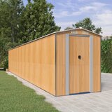 vidaXL Vrtna lopa svetlo rjava 192x1021x223 cm pocinkano jeklo | Shoptok.si