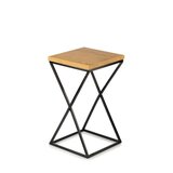  Stalak za cveće LOFT 40x24 cm crna/smeđa | Eponuda.com