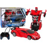  Auto na daljinsko upravljanje Transformers 2u1 sa drift efektom - crveni Cijene