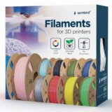 Gembird 3DP-PLA-01-MTBK mat pla filament za 3D stampac 1.75mm, kotur 1KG, black Cene'.'