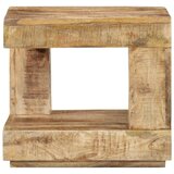 Maison Chic Klubska mizica - kavna mizica - Nizka mizica 45x45x40 cm trden mangov les, (21755225) u