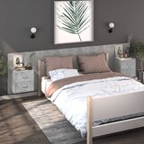  Zidni noćni ormarić siva boja betona | shoptok.hr