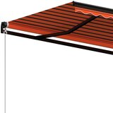  Tenda na ručno uvlačenje 450 x 350 cm narančasto-smeđa | shoptok.hr