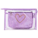 YESSS! set nesesera 2/1 lila srce | ePonuda.com