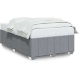 vidaXL Okvir kreveta svjetlosivi 120 x 190 cm od tkanine | shoptok.hr