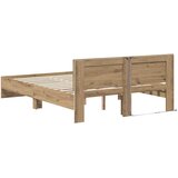  Krevetna konstrukcija Umjetnički hrast 150 x 200 cm | Eponuda.com
