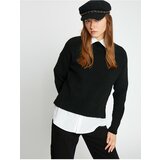 Koton Sweater - Black - Regular fit Cene