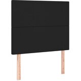  s oprugama i madracem crni 90 x 200 cm od umjetne kože | shoptok.hr