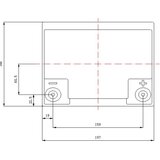 NPP NPG12V-38Ah, GEL BATTERY, C20=38AH, T14,197*165*174*174, 11KG, Light grey | ePonuda.com