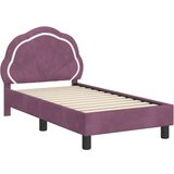  Okvir kreveta za malu djecu s naslonom Ljubičasta 70 x 140 cm | shoptok.hr