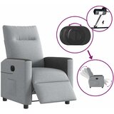  Električni naslonjač od tkanine svjetlosivi | shoptok.hr