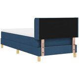  s opruga kutije s uzglavljem Plava 200 x 100 cm tkanina | shoptok.hr