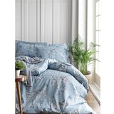 Mila Home Luxury Plava posteljina za krevet za jednu osobu od renforce pamuka 140x200 cm Blue Floral – | shoptok.hr