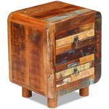  Noćni ormarić od masivnog obnovljenog drva 43 x 33 x 51 cm | shoptok.hr