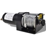  12V Električno vitlo 1360 kg s pločom za montažu i bežičnim daljinskim upravljačem | shoptok.hr