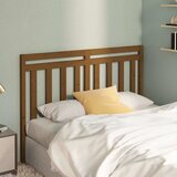  Uzglavlje za krevet boja meda 126 x 4 x 100 cm masivna borovina | shoptok.hr