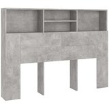  Uzglavlje s ormarićem siva boja betona 140 x 19 x 103 5 cm | shoptok.hr