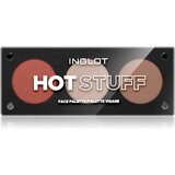 Inglot Face Palette osvetljevalec, bronzer in rdečilo odtenek HOT STUFF 7 g | Shoptok.si