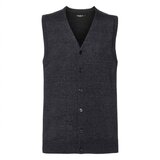 RUSSELL Men's Sleeveless Cardigan, Neckline V R719M 50/50 50% Cotton 50% Acrylic CottonBlend TM weave 12 275g | Shoptok.si