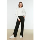 Trendyol Black High Waist Slit Detailed Pocket Woven Trousers Cijene