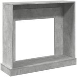  Okvir za kamin boja betona 100x30x87,5 cm od konstruiranog drva | shoptok.hr